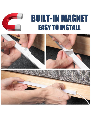 Barra de Luz LED Regulable DWEPTU 30 cm con Adaptador USB