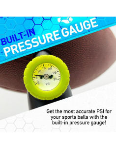 Bomba de Pelotas Franklin Sports con Manómetro - Inflador Manual 2