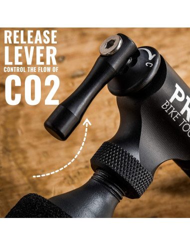 Inflador de CO2 Pro Bike Tool para Bicicletas - Compacto y Rápido