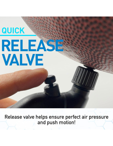 Bomba de Pelotas Franklin Sports con Manómetro - Inflador Manual