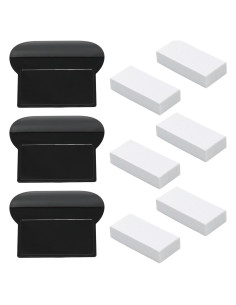 Elevador de Asiento de Inodoro Wuyituart 3 Pcs Negro