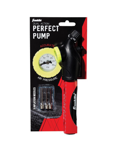 Bomba de Pelotas Franklin Sports con Manómetro - Inflador Manual