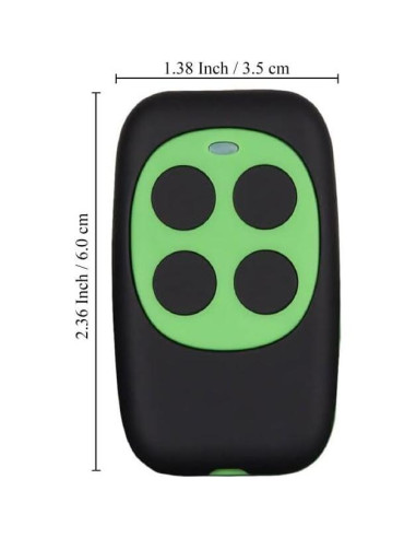 Clonador de Control Remoto Universal XIHADA Verde 4 Botones