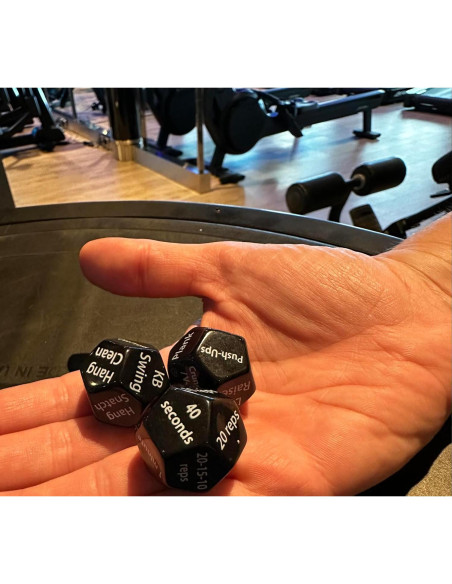 Juego de Dados de Entrenamiento WODFitters - 3 Dados Fitness