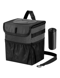 Basurero de Coche Plegable GPUSFAK Negro 9L Impermeable