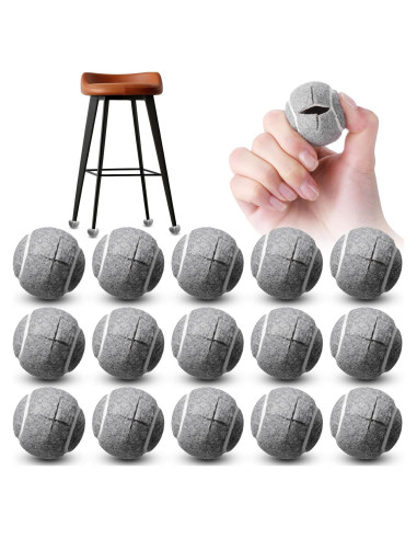 Cubiertas para Patas de Muebles Macarrie 16 Piezas Gris 4 cm