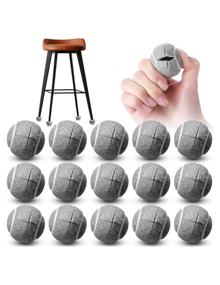 Cubiertas para Patas de Muebles Macarrie 16 Piezas Gris 4 cm