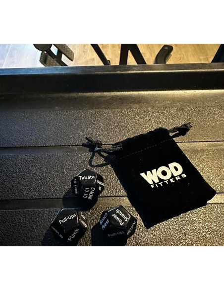 Juego de Dados de Entrenamiento WODFitters - 3 Dados Fitness