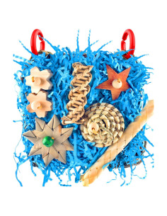 Juguete de Forrajeo para Aves KATUMO 16.8x16.8cm Natural