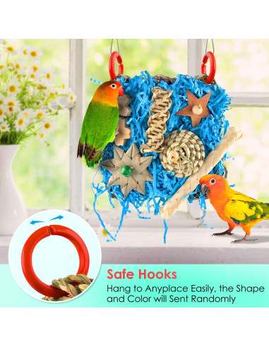 Juguete de Forrajeo para Aves KATUMO 16.8x16.8cm Natural