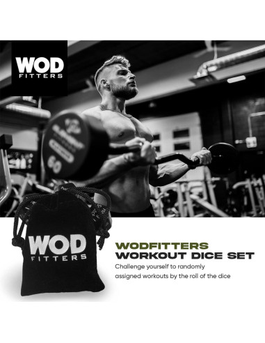 Juego de Dados de Entrenamiento WODFitters - 3 Dados Fitness