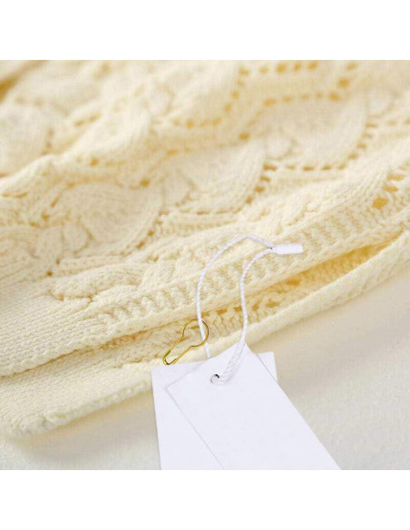 100 Alfileres de Seguridad de Metal en Forma de Calabaza Dorados