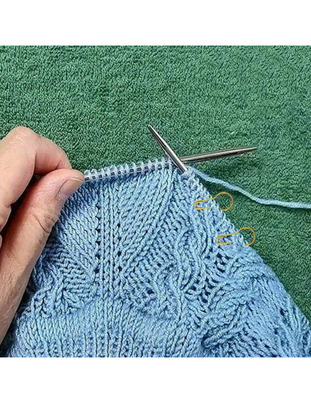 100 Alfileres de Seguridad de Metal en Forma de Calabaza Dorados