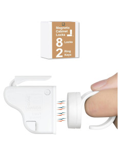 Cerraduras Magnéticas RovingCove para Gabinetes Bebés 8 Piezas