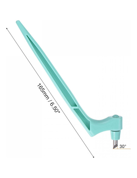 Cuchillo de Manualidades uxcell con Cuchilla Rotativa 15 165mm Cuchillo de Manualidades uxcell con Cuchilla Rotativa 15 165mm