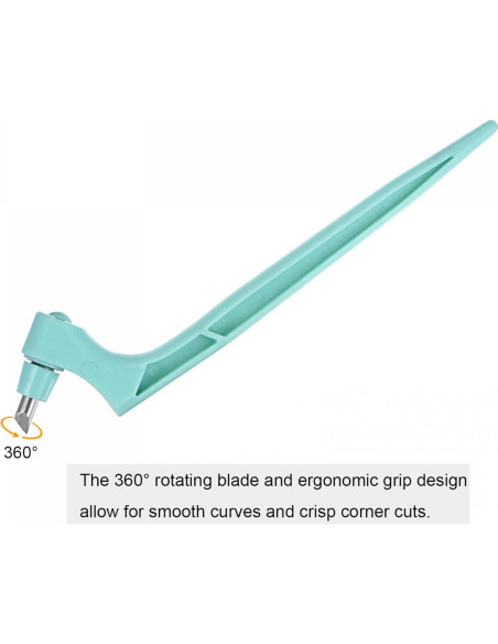 Cuchillo de Manualidades uxcell con Cuchilla Rotativa 15 165mm Cuchillo de Manualidades uxcell con Cuchilla Rotativa 15 165mm