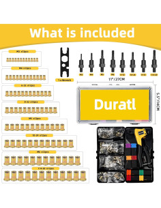 Kit de Herramientas para Tuercas Remachadas Duratl DT600 106 Piezas 2