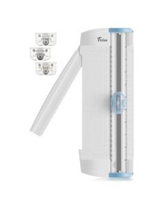 Cortadora de Papel Firbon 3-en-1 Compacta A5 Azul 23 cm