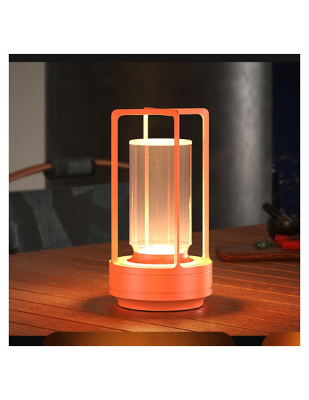 Lámpara de Mesa Portátil Recargable YYXGOOB A-001 Naranja