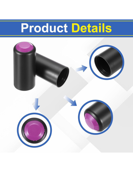 Tapa de Batería para Microscopio uxcell 4 Piezas 31mm