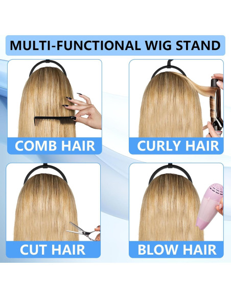 Soporte Plegable para Pelucas JOINSI - 6 Paquete Colgante