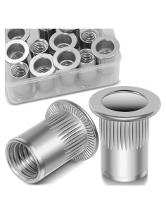 Tuerca remachada 12mm-13 UNC Vifmy 10 Pcs Acero Inoxidable 304