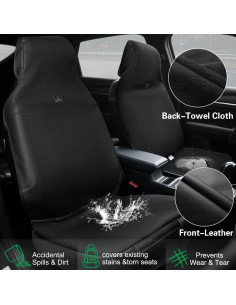 Funda de Asiento de Coche CAR PASS Impermeable Doble Cara 2