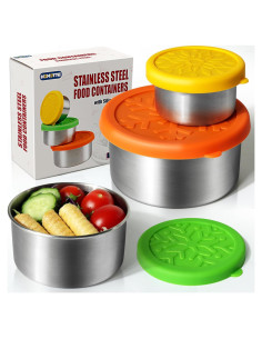 Contenedores de Acero Inoxidable Homotte 720ml a Prueba de Fugas