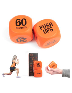 Dados de Ejercicio Phoenix Fitness - Juego para HIIT y Cardio