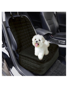 Cubierta de Asiento Delantero para Mascotas Elegant Comfort Negra