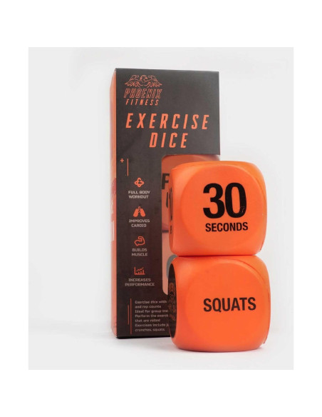 Dados de Ejercicio Phoenix Fitness - Juego para HIIT y Cardio
