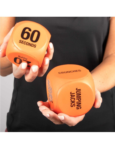 Dados de Ejercicio Phoenix Fitness - Juego para HIIT y Cardio
