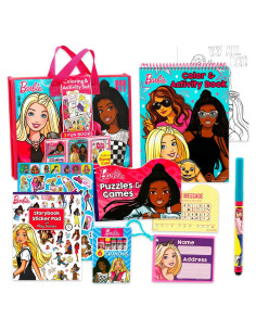 Conjunto de Actividades Barbie - Kit de Manualidades y Colorear