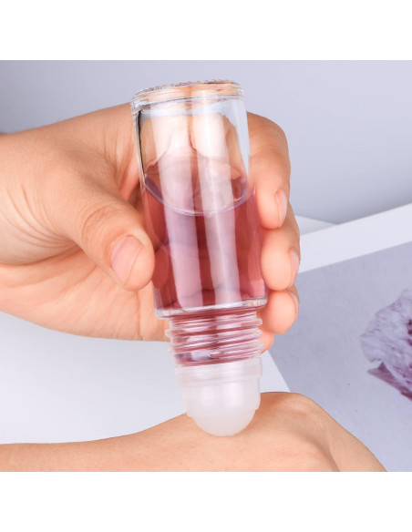 Paquete de 5 Botellas de Vidrio Roll On 30ml Remzndy