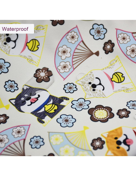 Bolsa de Almuerzo Reutilizable Enyuwlcm Gato Beige 20x13x20 cm