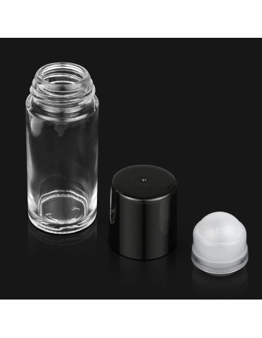 Paquete de 5 Botellas de Vidrio Roll On 30ml Remzndy