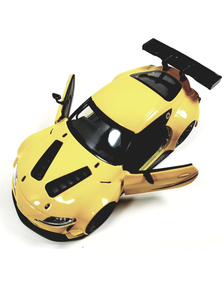 Coche a Escala 1:36 KiNSMART Toyota GR Supra Amarillo Coche a Escala 1:36 KiNSMART Toyota GR Supra Amarillo