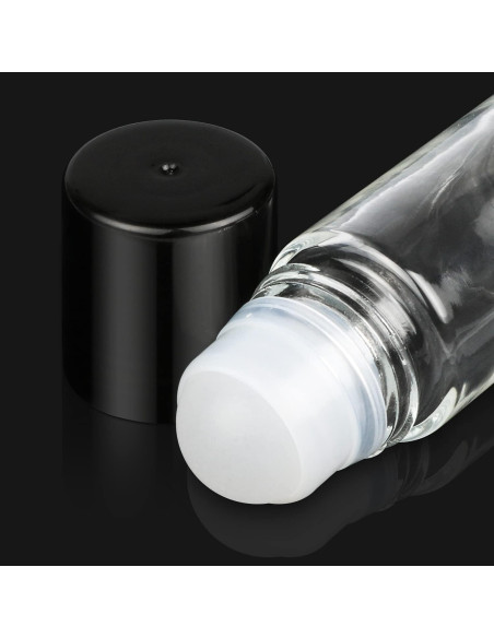 Paquete de 5 Botellas de Vidrio Roll On 30ml Remzndy