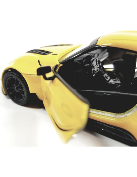 Coche a Escala 1:36 KiNSMART Toyota GR Supra Amarillo Coche a Escala 1:36 KiNSMART Toyota GR Supra Amarillo