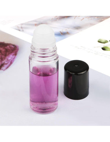 Paquete de 5 Botellas de Vidrio Roll On 30ml Remzndy