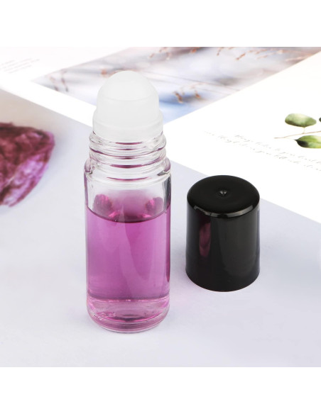 Paquete de 5 Botellas de Vidrio Roll On 30ml Remzndy