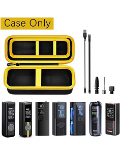 Funda de Almacenamiento PSofcake para Inflador Fanttik X8 - Amarillo 2