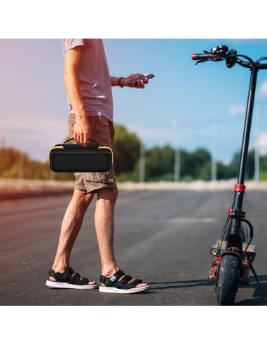 Funda de Almacenamiento PSofcake para Inflador Fanttik X8 - Amarillo