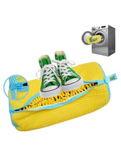Bolsa de Lavado de Zapatos Ohhmycart - Microfibra Chenille 42x19cm