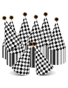 60 Sombreros de Fiesta de Cumpleaños HEYTIMI Tema Carreras