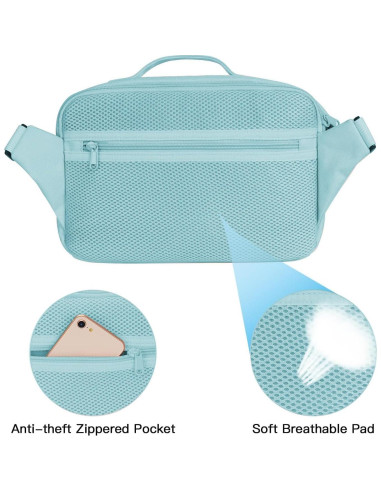 Bolsa de Cámara MOSISO Compacta Acolchada Azul Claro