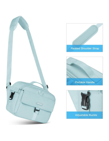 Bolsa de Cámara MOSISO Compacta Acolchada Azul Claro