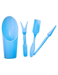 Pala de Jardín NINGDAN 4 Piezas Herramientas de Mano Azul