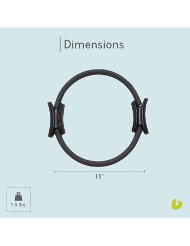 Anillo de Pilates Balanced Body Ultra-Fit Circle 38cm