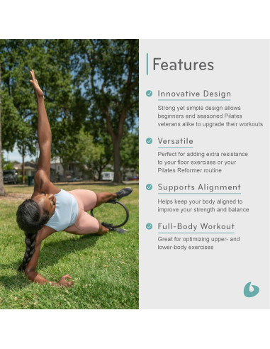 Anillo de Pilates Balanced Body Ultra-Fit Circle 38cm